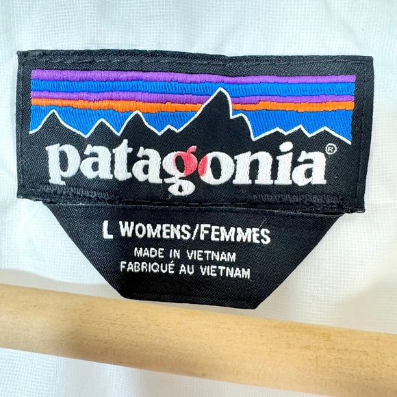 Patagonia Nano Puff Jacket Womens Large White Birch Primaloft Insulated Full Zip - Picture 3 of 6